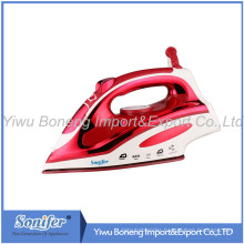 Hot-Selling Ssi2837 Travelling Steam Iron Electric Iron with Ceramic Soleplate (Red)